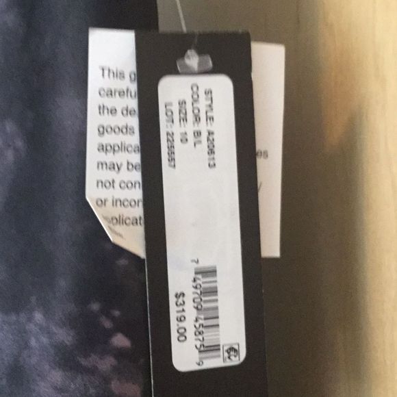 Betsy & Adam Black Pink Printed Ombré Halt… - Picture 4 of 13